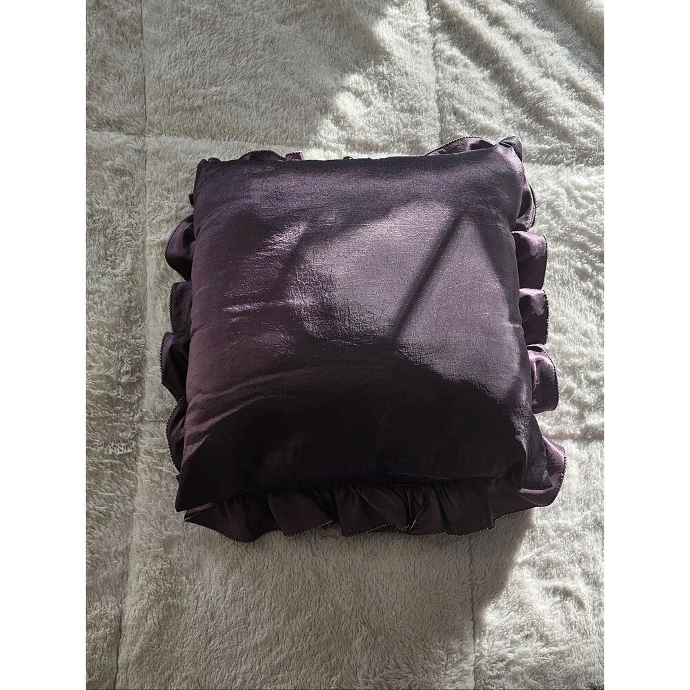 Designer Ruffles Toss Pillow 16